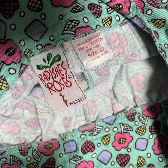 Vintage Radishes & Roses Bubble Romper Size 4T - Picture 5 of 5